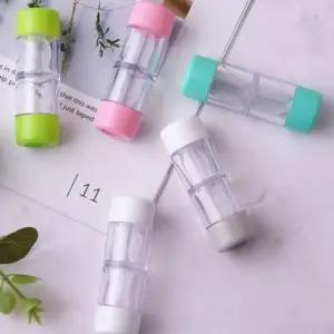 원형 렌즈 집게 보관 케이스 아이캐리어 휴대용 gag6+1prL