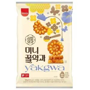 삼립 탕비실 회사 개별포장 미니꿀약과 140g