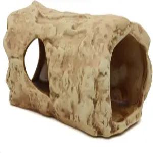 ALEGI 수족관 장식 로그 베타 어항 액세서리 세라믹 동굴 물고기 장난감 은신처 새우 시클리드 번식 숨기기