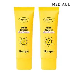 메디올 장벽케어 선크림 50g 2개 SPF50+ PA++++ /무기자차 마일드선크림 미백 주름개선