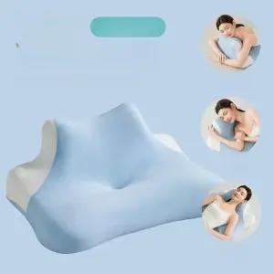 누워쉬는 눕쉼베개 텐더블 학생쿠션 침실 텐더블루 휴식 사무실 포근한 엎드려 베개