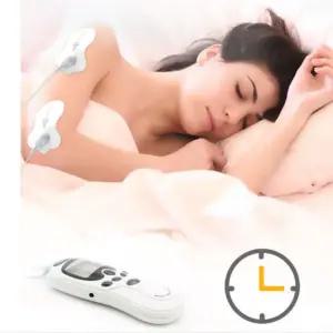 가정용 전신용 마사지기 저주파 미세전류 자극기 휴대용 화이트