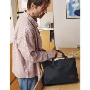 [갤러리아] DBBA6E781BK 닥스 블랙 로고패치 나일론 토트백