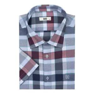 [갤러리아] 26SS 닥스셔츠 린넨혼방 체크 캐주얼 반소매 셔츠 DMS3SHCS122N1