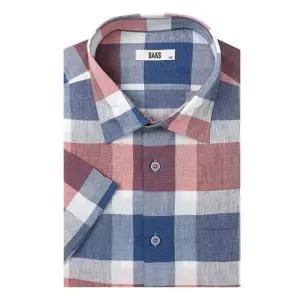 [갤러리아] 26SS 닥스 린넨혼방 미듐체크 반소매 셔츠 DMS3SHCS123B1