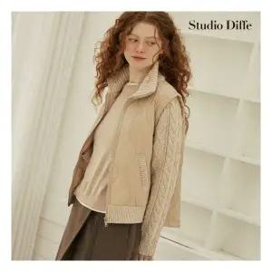 스튜디오디페 26SS 니트 블록 경량 패딩 재킷1163078