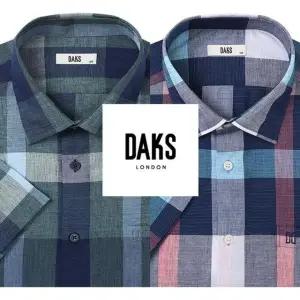 [갤러리아] 26SS 닥스 체크 캐쥬얼 반팔 셔츠 DMS3SHCS130