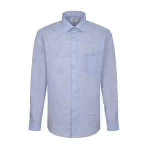 [갤러리아] [레노마 셔츠] 린넨 혼방 슬럽 체크 일반핏 긴팔셔츠 RQSSG1032(2종 1택)