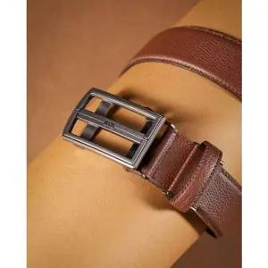 [갤러리아] DBBE6E511W3 닥스 브라운 남성 소가죽 자동벨트