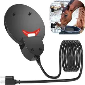 KNEOYR 500W 디서 잠수식 조류 목욕 히터 - 가축 가금류 말 소 새 닭 물 공급업체에 이상적임 겨울철 사용