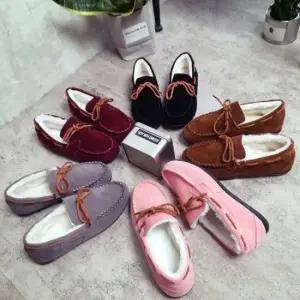 여자신발 방한화 털로퍼 모카신 여성 털신발 겨울 여자 털단화