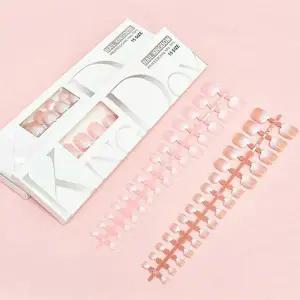 그라데이션 패디팁(120팁) 15 size 패디큐어 붙이는 발톱 네일팁