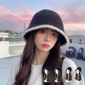 필즈 양털 벙거지 모자형 가발