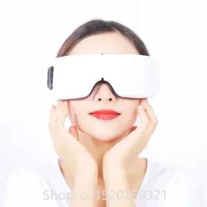 온열안대 보온 안대 무선 충전 눈 보호대 4D 그린 시력 회복 훈련 장비 EMS 펄스 마사지기