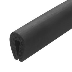 1M 2M U자형 자동차 엣지 트림 고무 미러 17MM 유리 프로텍터 보호대 채널 가스켓 EPDM 도어 4색