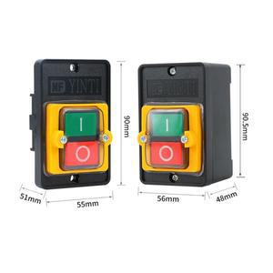 내구성 기계 드릴 모터 방수 액세서리 스위치, 산업용 푸시 버튼, ON/OFF 절단용, KAO-5M 전기 가정용