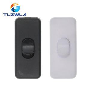 2PCS 전등 스위치 AC 0-250V 6A Lnline ON/OFF 테이블 책상 램프 코드 케이블 토글 로커 LED 조명 제어