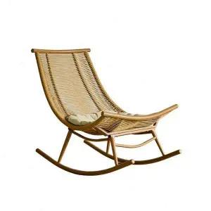 라탄 흔들의자 1인용 야외 테라스 리클라이너 거실 라운지 인테리어 가구