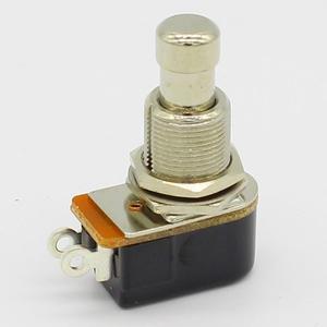 SPST 순간 소프트 터치 푸시 버튼 스톰프 풋 페달 스위치 일렉트릭 기타 OFF-순간 ON