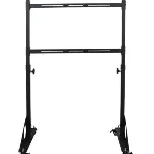 레이싱 시뮬레이터 모자 거치대 LCD 이동식 TV 블랙