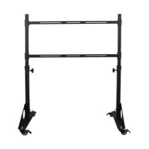 디스플레이스탠드 LCD거치대 모니터받침대 이동식 레이싱시뮬레이터 게이밍 높이조절