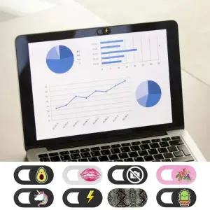 웹캠커버 카메라 가리개 웹캠 커버 셔터 자석 슬라이더 모바일 노트북 렌즈 교합 엿보기 방지 보호대 스티