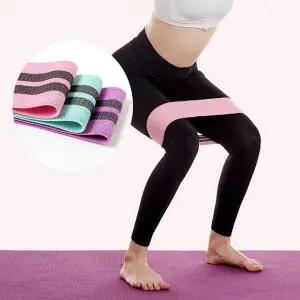 고탄성 헬스 필라테스 힙업 강화 운동 보조 3단 밴드