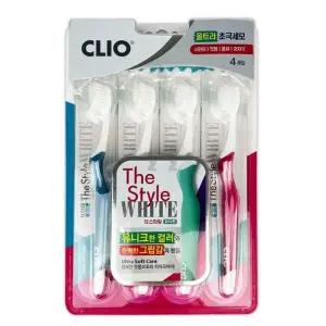 [RIZPICK]크리오칫솔 양치 브러쉬 4p 플라그 초극세모 칫솔 치솔 칫솔