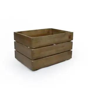 나무상자 3단 300 SM-009 컨테이너 상자 정리함 나무함