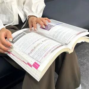 책모양 투명 아크릴 문진 대형