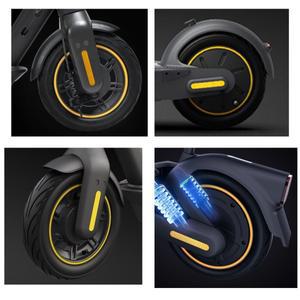 전면 후면 휠 커버 Ninebot Max G30 G2 G65 전동 스쿠터 경고 방진 반사 스티커 용