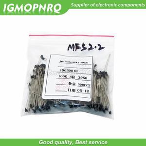 MF52AT B 3950 NTC 서미스터 열 저항기 5%, 1K 2K 3K 4.7K 5K 온도 센서, 개