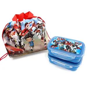 [오키즈]헬로카봇16 도시락-피크닉 2단 조리개세트 YP4251 (T0083)