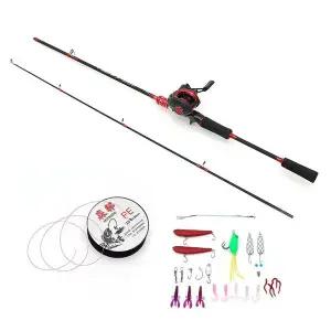 고피싱 베이트 릴+루어+낚싯대세트 오색합사라인 1.6m WFJ64MS