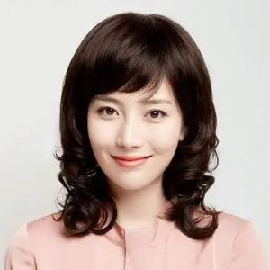 [콩심팥심]중년 여성가발 웨이브 엄마 전체 가발 풍성한 헤어스타일