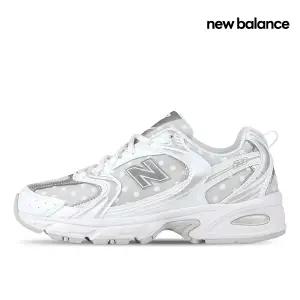 [미세하자] 뉴발란스 530 화이트 실버 메탈릭 폴카 도트 여성 러닝화 운동화 U530HFW_A