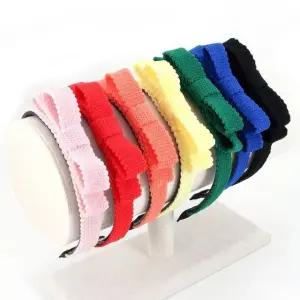 [아랑로랑]아이다 니트 리본 헤어밴드 머리띠주니어