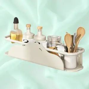 주방 선반 정리대 향신료 수납 세탁기 옆면 거치대