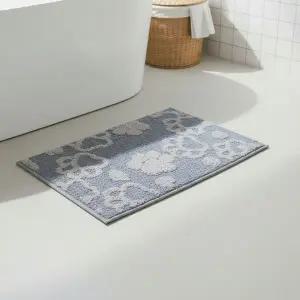 자카드 인테리어 욕실 매트 현관 발판 고양이 발바닥 40x60