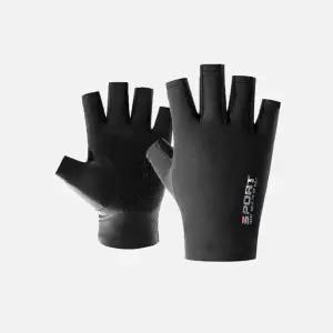 TBZ 여성 스포츠 쿨링 자외선차단 반장갑(블랙)