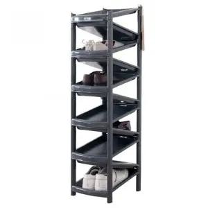 신발 정리대 11단 블랙 신발 보관함 수납함
