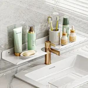욕실 선반 화장실 세면대 수납 정리대 화이트