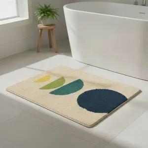 자카드 논슬립 욕실 발매트 현관 주방 매트 40x60 선라이즈