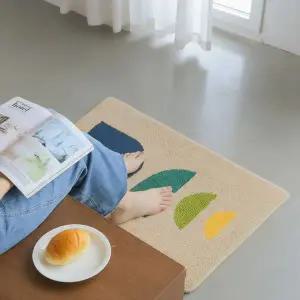 자카드 거실 주방 발매트 욕실 현관 매트 48x79 선라이즈