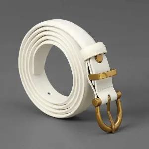 아임레더 여성 소가죽 벨트 S-1 원피스 얇은벨트