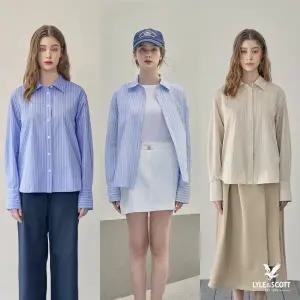 라일앤스콧 26SS 여성 멀티 스트라이프 셔츠 1종