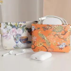 자동 스냅 파우치 카드 립스틱 수납 동전 마운틴 미니