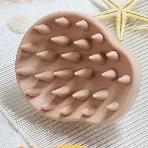 샴푸브러쉬 실리콘 부드러운 마사지 브러쉬 그립형