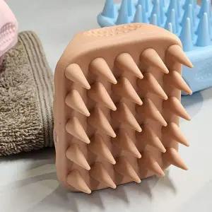 [셀러에이드]샴푸브러쉬 실리콘 부드러운 마사지 브러쉬 핸들형