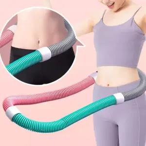 무소음 스프링 훌라후프 허리 복부 압박 다이어트